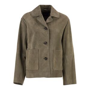 Weekend Maxmara Women Wkdpalchi - Suede Crop Jacket
